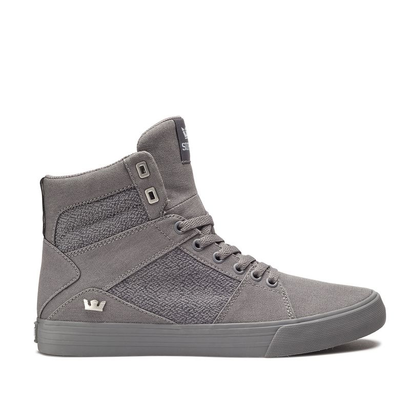 Supra Aluminum High Top Schuhe Damen - Grau JSL12966
